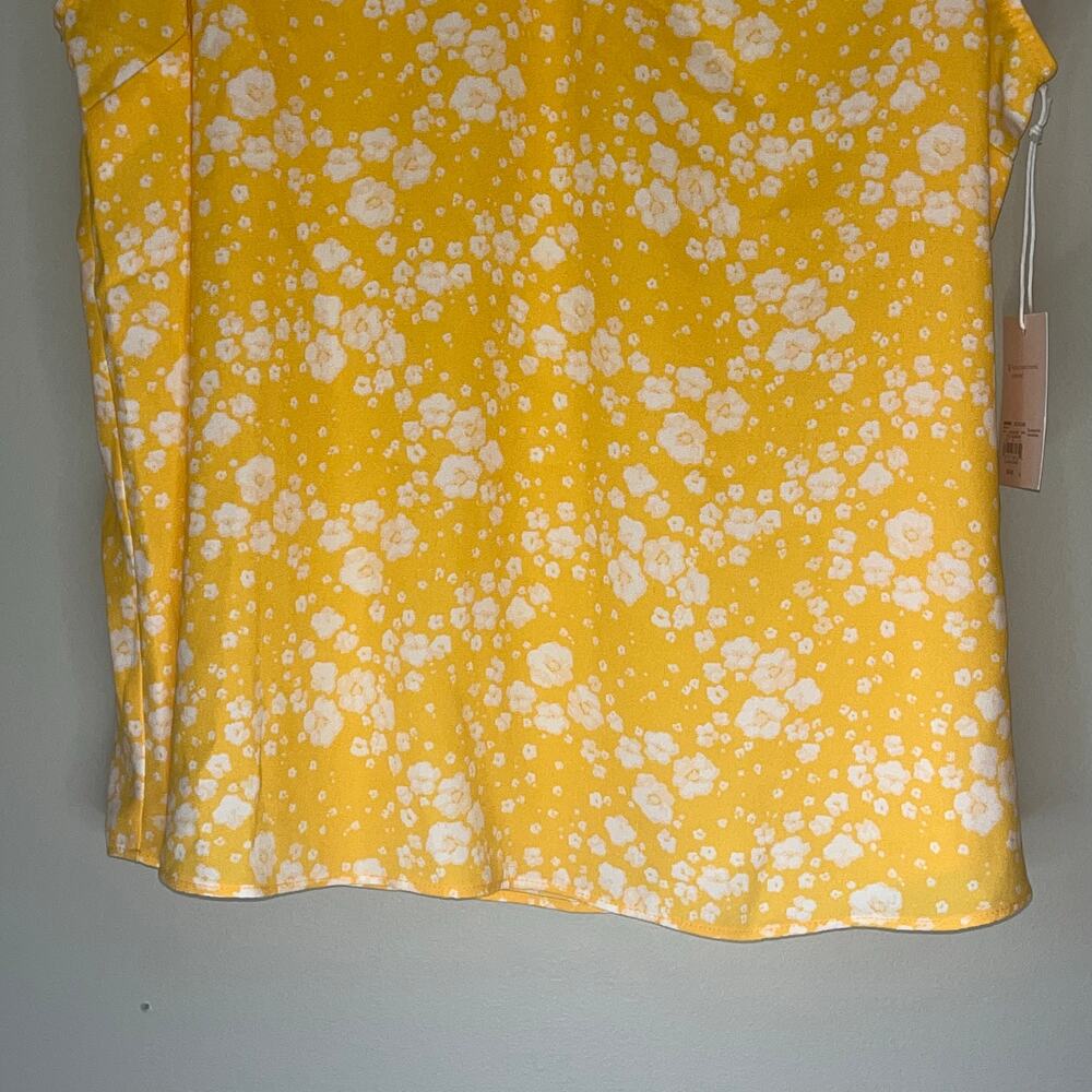 NWT! Lauren Conrad Yellow / White Tank Top Size XXL - Picture 10 of 11